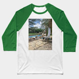 pool in nature - Kenya Baseball T-Shirt